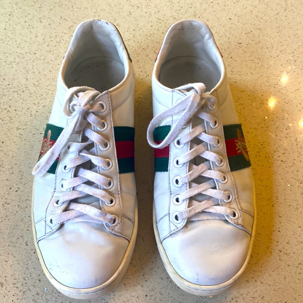 Gucci women’s ace sneaker with bee
